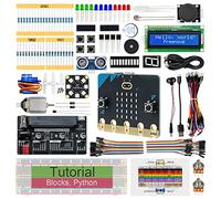 Freenove Super Starter Kit for BBC micro bit (V2 Included), 266-Page Detailed Tutorial, 192 Items, 38 Projects, Blocks and Python Code