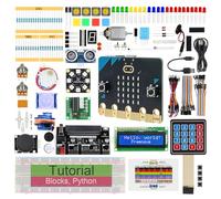 Freenove Ultimate Starter Kit for BBC micro bit (V2 Included), 316-Page Detailed Tutorial, 225 Items, 44 Projects, Blocks and Python Code