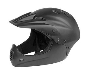 Freeride/Downhill Helmet, all-in-1, Design: Matt Black, Size M 54-58 Cm, Adjustable To Head Size By 2 Different Thick Pad Sets, Box