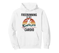 Freerunning è Il Mio Cardio Parkour Allenamento Ginnastica Salto Felpa con Cappuccio