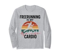 Freerunning è Il Mio Cardio Parkour Allenamento Ginnastica Salto Maglia a Manica