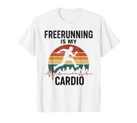 Freerunning è Il Mio Cardio Parkour Allenamento Ginnastica Salto Maglietta