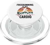 Freerunning è il mio cardio parkour allenamento ginnastica salto PopSockets PopGrip per MagSafe