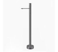 Freestanding Ottone Vasca Da Bagno Rubinetto con Acqua Calda & Fredda Grigio Pavimento-Mounted Vasca Da BagnoElegante Miscelatore Lavello per Bagno & Cucina