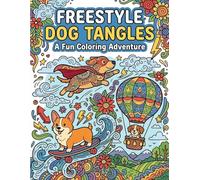 Freestyle Dog Tangles: A Fun Coloring Adventure