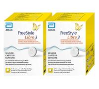 Freestyle Libre 3 sensori, 2 pezzi, misuratore di zucchero nel sangue