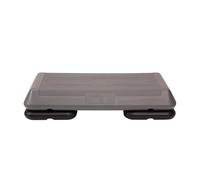 Freestyle STEP Platform Size, The Step Original-Piattaforma Aerobica - Dimensioni del Circuito Unisex-Adulto, Argento/Nero, Number of Risers-2