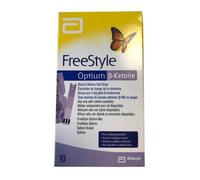 Freestyle Strisce reattive Freestyle Optium Beta Ketone, 10 pezzi