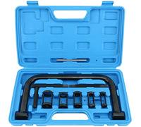 FreeTec 10 Pezzi Compressore Molle Valvole, 16-30mm Set Compressore per Molle Valvole, Portatile Attrezzo Compressore Molle della Valvola per Motore Auto Moto