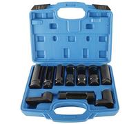 FreeTec 10 Pezzi Set di Chiave Sonda Lambda, 22mm 27mm 29mm Bussole Sonda Lambda Sensori di Ossigeno O2, 1/2" 3/8" Set Utensili Chiave per Smontare Sonda Lambda delle Auto