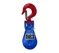 Freetec 2 Tonnellate Snatch Blocco Argano Con Giunto Girevole Hook Strumento Corda Ruolo Fesseln Pulley Lif Per 5/16" a 3/8 Fune Metallica