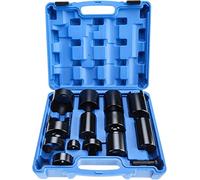 FreeTec Drift Set per pressa da Officina, propellente per Cuscinetti, Accessori per Trapano, Adattatore di Servizio per Giunti sferici Master, Set per Tutte Le Auto e Camion 14 Pezzi