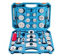 FreeTec Kit di Attrezzi per Pinza Freno a Disco 35 Pezzi, Strumento Robusto per la Compressione e la Rotazione dei Pistoni della Pinza Freno per la Sostituzione delle pastiglie Freno
