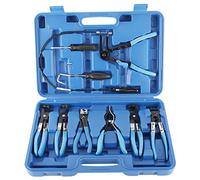 FreeTec Kit Pinze Fascette Stringitubo, 9 pezzi Pinze Fascette Auto, Flessibile Pinze Stringitubo a Molla, Pinza Clic Pinza Morsetti Tubi per Smonta Fascette di Tubi Radiatore Olio Carburante