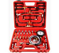 FreeTec Kit Tester per Controllo Pressione di iniezione Carburante,0-10 Bar, 70 Pezzi