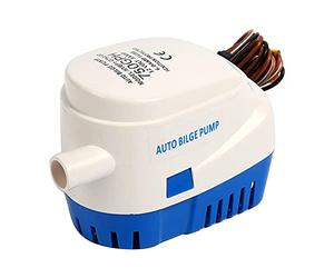FreeTec Pompa Acqua di Sentina Automatica Sommergibile per Barche con Interruttore a Galleggiante 750GPH 12V
