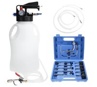 FreeTec Pompa Olio Cambio Automatico, 10L Pompa di Estrazione e Riempimento per Olio Cambio, Attrezzo Pompa Olio ATF Cambio con 13 Pezzi Adattatore per Auto Camion