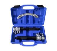 FreeTec Set Compressore Molle 3 pezzi | Attrezzo Professionale per Molle Auto | Tuning e Ribassamento | Compressore per Ammortizzatori | Capacità di Carico 1,2T (1200kg) (Blu)