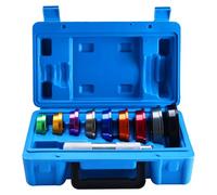 FreeTec Set di 10 utensili di pressatura per cuscinetti - Bearing Press Kit con 9 adattatori e impugnatura del driver, attrezzi per montaggio ad anello di tenuta, Seal & Bearing Race Driver Set in