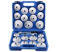 FreeTec Set Di Chiavi a Bussola Per Rimozione Del Filtro Dell olio 23 Pezzi