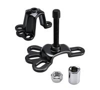 FreeTec Set di estrattori universali per mozzi e assi | Asse anteriore 95,25-114,3 mm, asse posteriore 114,3-139,7 mm | Strumento per estrazione di flange con vite a pressione da 5/8" x 18 e dado a