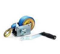 FreeTec Verricello Manuale con Cinghia 6m per Barche Auto, 270kg