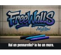 FreeWalls - Libro di graffiti da creare: muri, camion e scenari urbani da personalizzare: Un taccuino di espressione libera su sfondi urbani ... creative, indipendenti e fuori dagli schemi.