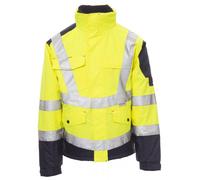 FREEWAY Payper Giubbotto Uomo Alta Visibilità da Lavoro Giacca 3M Impermeabile