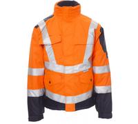 FREEWAY Payper Giubbotto Uomo Alta Visibilità da Lavoro Giacca 3M Impermeabile