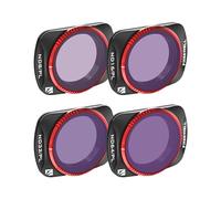Freewell 4Pack Bright Day Kit di filtri ibridi ND/PL QuickSwap per Osmo Pocket 3: installazione semplice, colori vivaci, compatibilità con il gimbal