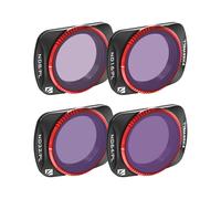 Freewell 4Pack Bright Day QuickSwap ND/PL Hybrid Filter Kit for Osmo Pocket 3: Effortless Installation Vibrant Color Gimbal Compatibility