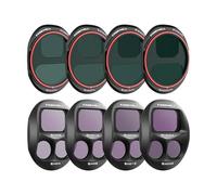 Freewell Confezione da 8 filtri ND e ND/PL per DJI Mavic 4 Pro - Set completo da ND4 a ND64 con polarizzatori per il controllo della luce di un'intera giornata, riduzione dell'abbagliamento e riprese