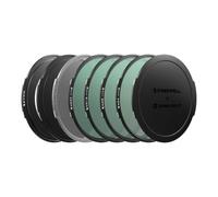 Freewell Dunna Did It - Kit per videografia ultra sottile, 82 mm | ND4, ND8, ND16, ND32, Glow Mist 1/4, tappo anteriore in carta grigia, tappo posteriore, anello base 82mm