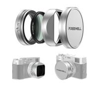 Freewell Kit di filtri CPL/GMIST (1/4) con paraluce per la serie Fuji X100 (X100, X100S, X100F, X100T, X100V, X100VI) (argento)