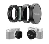 Freewell Kit di filtri CPL/GMIST (1/4) con paraluce per la serie Fuji X100 (X100, X100S, X100F, X100T, X100V, X100VI) (nero)
