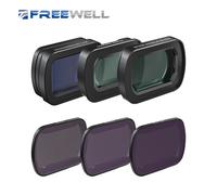 Freewell Kit filtro obiettivo macro 2 in 1 da 40 mm e grandangolare 0,9x per tasca 3 include obiettivo anamorfico 1.1x, filtri ND8/ND32/ND128
