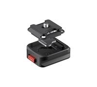 Freewell Morsetto a sgancio rapido per treppiede per montaggio rapido della fotocamera, struttura in alluminio con vite da 1/4"-20, supporta 10 kg, compatibile con DSLR, fotocamere mirrorless e