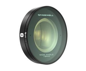 Freewell Obiettivo grandangolare 18 mm compatibile con le custodie Freewell Sherpa per iPhone e Galaxy e la gabbia Genius Rig