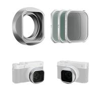 Freewell Paraluce per Fuji XF 23 mm - Filtro magnetico PL, UV e Black Glow Mist 1/4 con protezione in vetro temperato (argento)