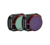 FREEWELL Set di 2 filtri VNDXMIST per DJI Mini 4 Pro, densità neutra, polarizzatore, nero, 38 mm