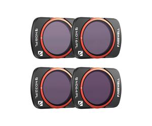 Freewell Set di 4 Filtri Magnetici ND/PL per DJI Osmo Pocket 4 / Pocket 3 e Xtra Muse, Accessori per Fotografia