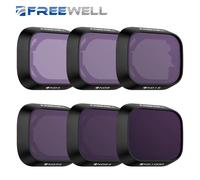 Freewell Set di 6 Filtri ND, ND4, ND8, ND16, ND32, ND64, ND1000 Compatibili con DJI Mini 3 e Mini 3 Pro, Accessori per Fotocamera