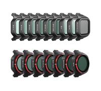Freewell Mega kit di filtri per DJI Mini 5 Pro con UV, ND, ND/PL, LPR, foschia luminosa, ND1000 10 stop, CPL, riduzione della foschia, set di filtri cinematografici per fotografia aerea