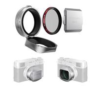 Freewell The Real Paraluce ibrido CPL/Mist Filter per Fuji X100 Series | per Fuji X100VI, X100V, Flipable, Touchless, Funzionamento del filtro (argento)