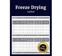 Freeze Drying Log Book: Food Batch Schedules To Record Your Freeze Drying Activities And Purchases, Expenses, Machine Maintenance, And More