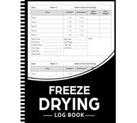 Freeze Drying Log Book: Keep a complete record of your food batches, maintenance, repairs, and expenses while refining your freeze-drying process for reliable, high-quality results