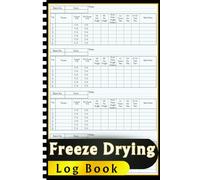 Freeze Drying Log Book: Organize Freeze Drying Expenses and Inventory - An Essential Tool for Any Freeze Dryer Owner, Size: 6” x 9”