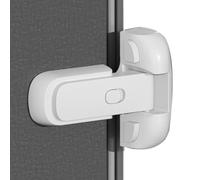 Freezer Lock Adhesive - Refrigerator Door Lock, Child Safety Latch