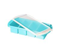 Freezer Molds, Lidded Silicone Molds, Compact and Portable Soup Molder with 4-Cavity, Reusable Kitchen Too, Food Storage Containers for Freezing Soups, Sauces, Baby Goods, or Meal Prep Portions
