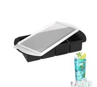 Freezer Molds, Lidded Silicone Molds, Compact and Portable Soup Molder with 4-Cavity, Reusable Kitchen Too, Food Storage Containers for Freezing Soups, Sauces, Baby Goods, or Meal Prep Portions